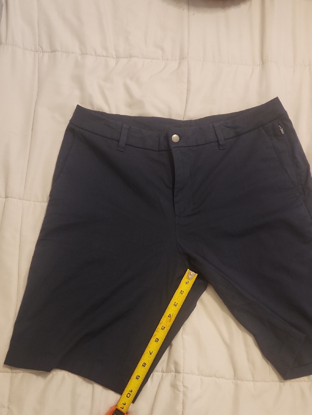 Lululemon Mens Pace Breaker 9" Lined Shorts Size Large Gray Black Gym M7A83S
